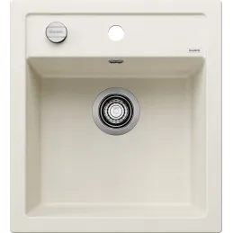Pomivalno korito iz granita Blanco DALAGO 45 z ekscentrom / Bela Soft