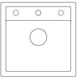 Granitno pomivalno korito Blanco DALAGO 5 z ekscentrom / Tartufo