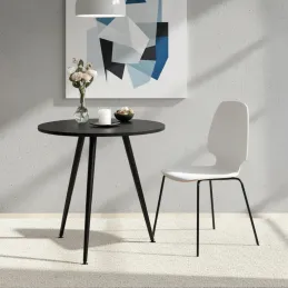 Nastavljiva namizna noga CUBIC / Mat črna