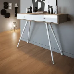 Nagibna namizna noga CUBIC / mat bela