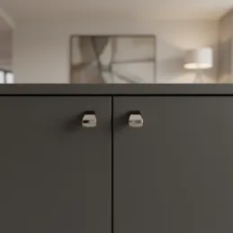 Gumbasta ročica TREVOR / Sijajni krom