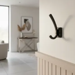 Obešalnik PORTAS / Mat črna