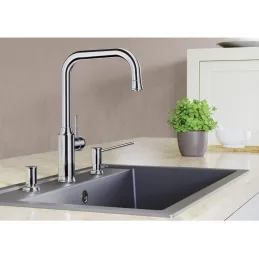 Granitno pomivalno korito Blanco DALAGO 6 z ekscentrom / Črna