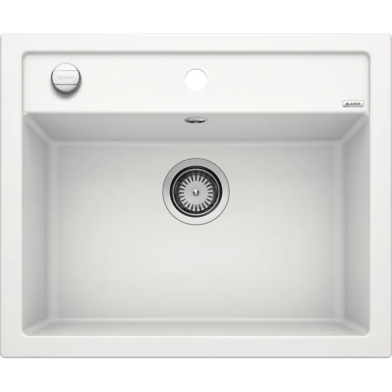 Granitno pomivalno korito Blanco DALAGO 6 z ekscentrom / Bela