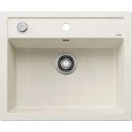 Granitno pomivalno korito Blanco DALAGO 6 z ekscentrom / Bela Soft