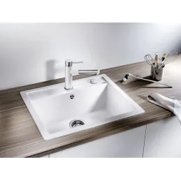 Granitno pomivalno korito Blanco DALAGO 6 z ekscentrom / vulkansko siva