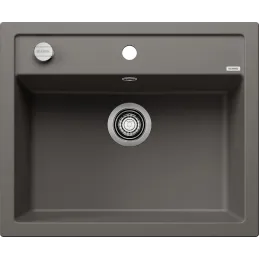 Granitno pomivalno korito Blanco DALAGO 6 z ekscentrom / vulkansko siva