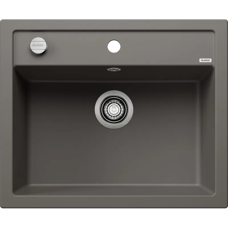 Granitno pomivalno korito Blanco DALAGO 6 z ekscentrom / vulkansko siva