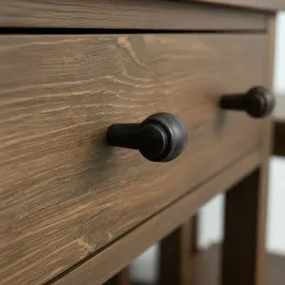 Gumb RUSTICALE / Črna patina