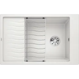 Kamnito korito Blanco ELON XL 6 S z odcejalnikom / Bela