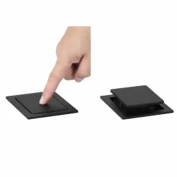 Izvlečna vtičnica SQUARE UP FRENCH 2x230V / mat črna