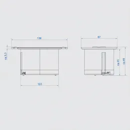 Notranja vtičnica BACHMANN DUE 2 x 230V / nerjavno jeklo