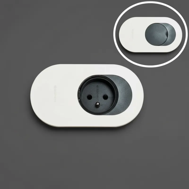 Električna vtičnica ORBIT 1 x 230 V / Bela matirana