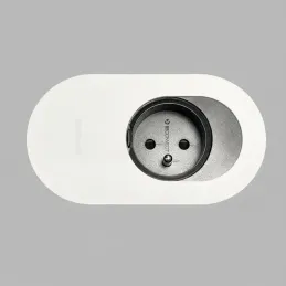 Električna vtičnica ORBIT 1 x 230 V / Bela matirana