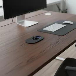 Električna vtičnica ORBIT 1x 230V + 2x USB A-C / Mat črna