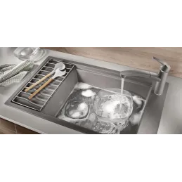 Granitno pomivalno korito Blanco ELON XL 8 S z odcejalnikom / Tartufo