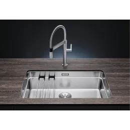 Pomivalno korito iz nerjavnega jekla Blanco ETAGON 700-U / z drsnimi vodili