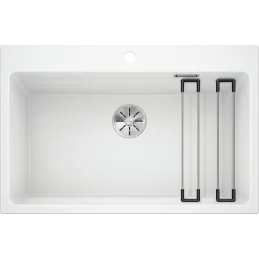 Pomivalno korito iz keramike Blanco ETAGON 8 / Bela