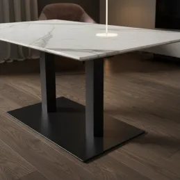 Namizno podnožje URBAN DUO / Mat črna