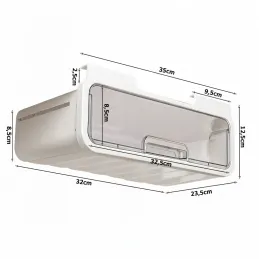 Predal pod mizo MAXINA / Bela