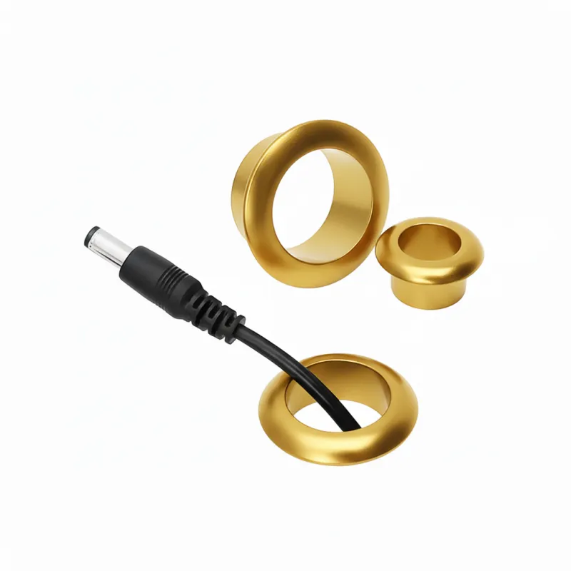 Prehod za kable TREX 12 mm / zlata