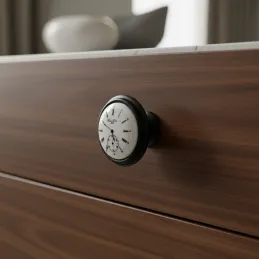 Ročaj gumb VIAMO CLOCK / Črna