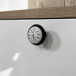 Ročaj gumb VIAMO CLOCK / Črna