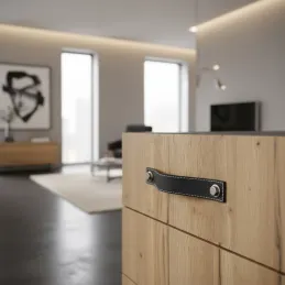 Ročaj SAMSONITE / Črno usnje