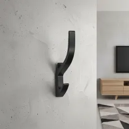 Obešalnik KOS / Mat črna