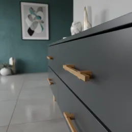 Leseni ročaj LEO / naravni hrast