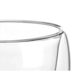 Komplet 6 termo kozarcev za kavo in pijače VIVALTO, 246 ml / prozorni