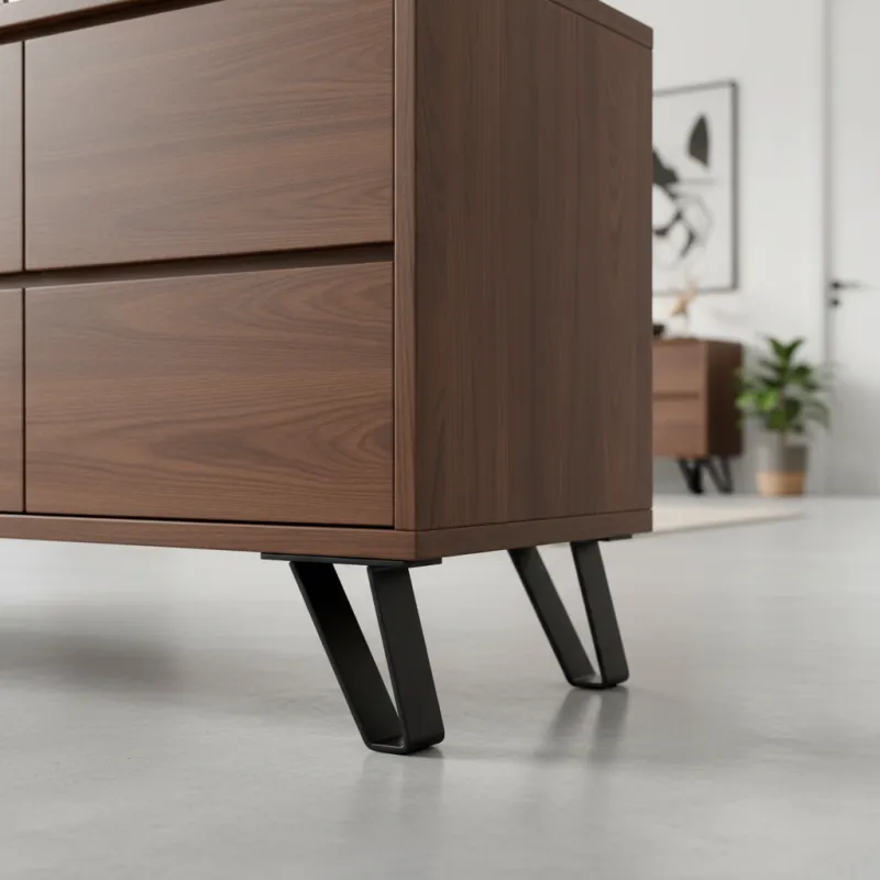 Pohištvena nogica SONIA Mini / Mat črna
