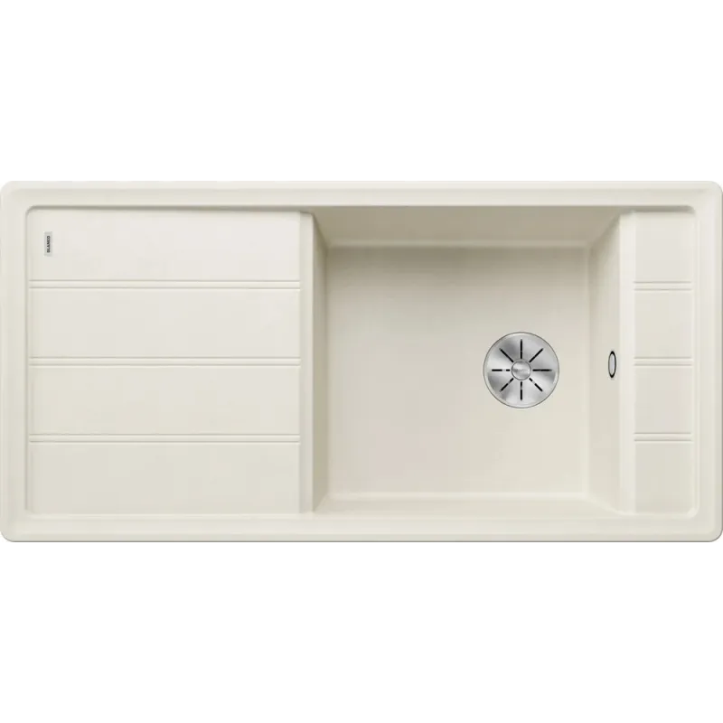Pomivalno korito iz keramike Blanco FARON XL 6 S / Bela soft