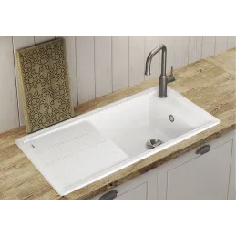 Granitno pomivalno korito Blanco FARON XL 6 S / vulkansko siva