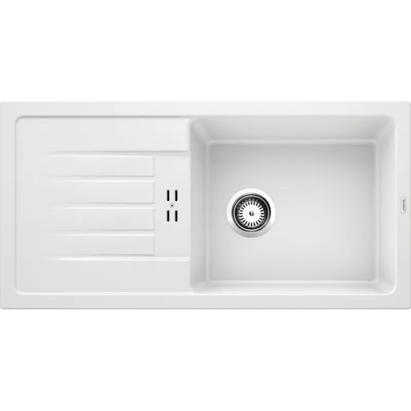 Pomivalno korito iz keramike Blanco FAVUM XL 6 S / Bela