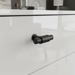 Gumbasta ročica TINA DUO / Črna matirana