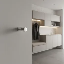 Obešalnik PING / Sijajni krom