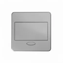 Izvlečna električna vtičnica BOX MINI 1x230V + 2xUSB A+C / Aluminij
