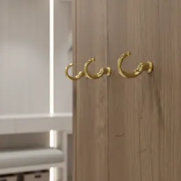 Obešalnik ORSA / Zlata sijajna finish