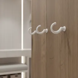 Obešalnik ORSA / mat bela