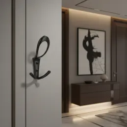 Obešalnik BELAGO Maxi / Mat črna
