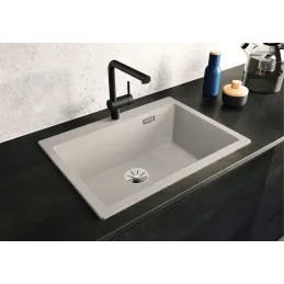 Blanco LINUS-S armatura z izvlečno prho – Silgranit / bela