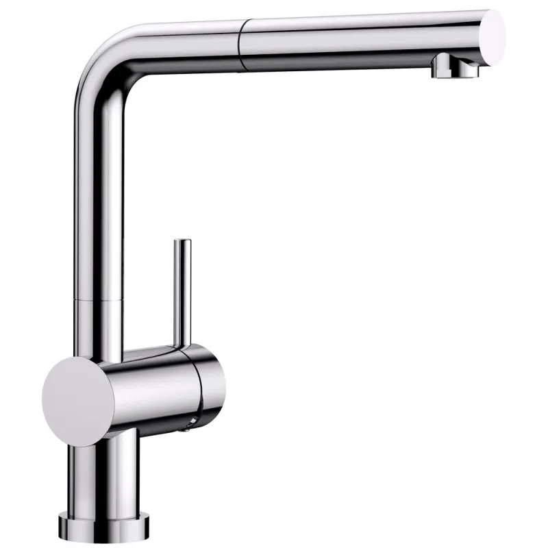 Blanco LINUS S - F baterija – podokenska s prho / Sijajni krom