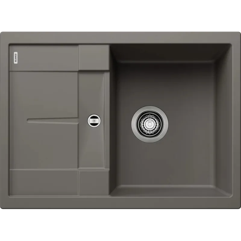Pomivalno korito iz keramike Blanco METRA 45 S Compact / vulkansko siva