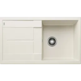 Pomivalno korito iz keramike Blanco METRA 5 S / Soft bela