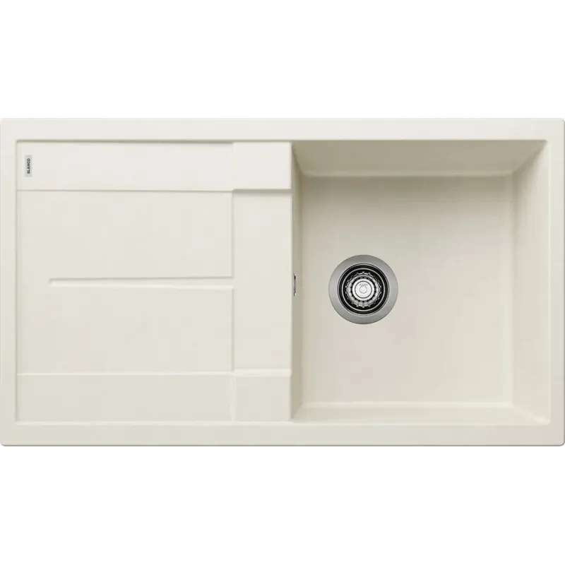 Pomivalno korito iz keramike Blanco METRA 5 S / Soft bela