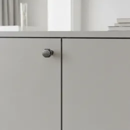 Ročaj v obliki gumba MOET / Starinska črna