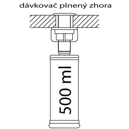 Dozator mila Blanco PIONA / Sijajni krom