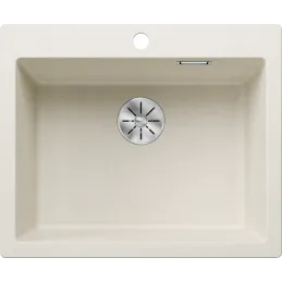 Pomivalno korito iz kamenine Blanco PLEON 6 / Soft bela