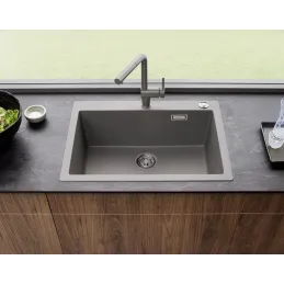 Granitno pomivalno korito Blanco PLEON 8 / Črna